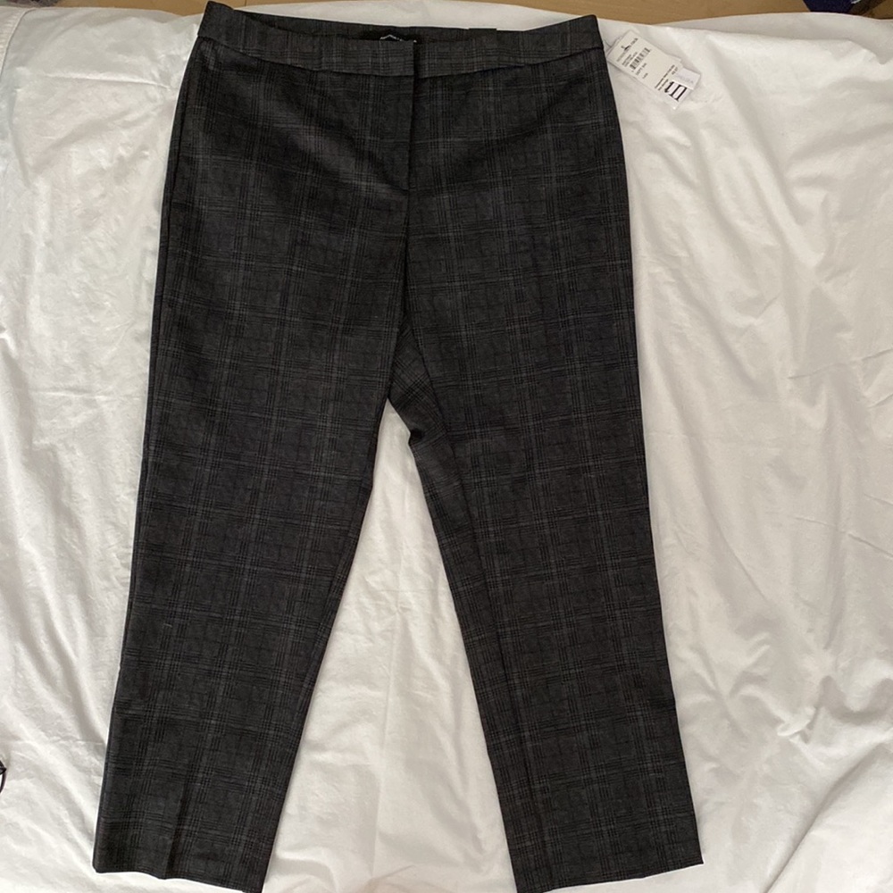 AMANDA AND CHELSEA Alex Plaid Ankle Pants